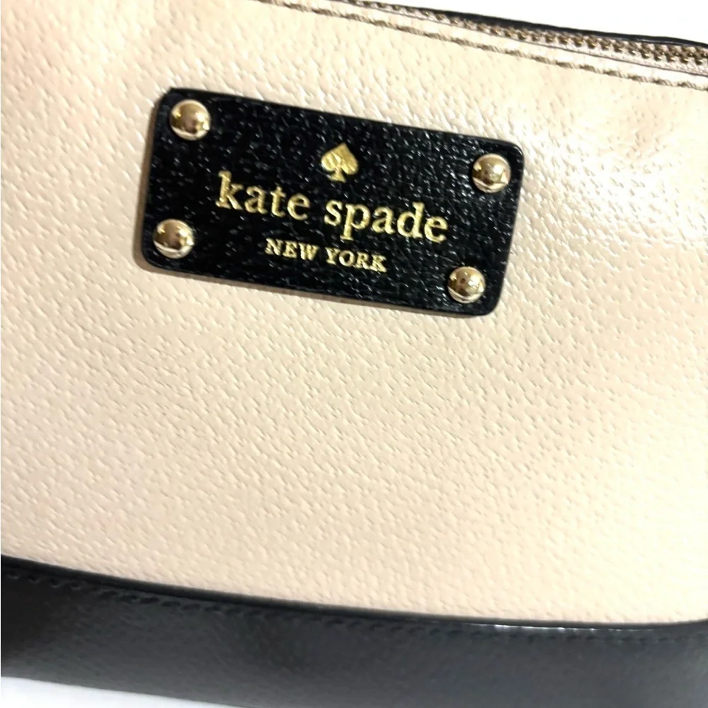 Kate Spade Elegant Black and Cream Crossbody